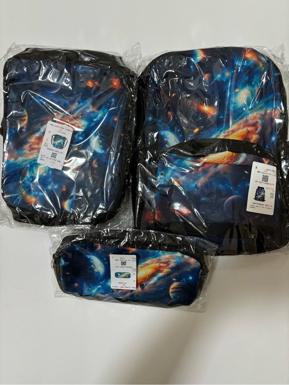 SMALL 12” inch backpack set